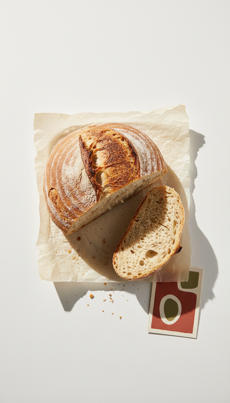 Rustic Sourdough Whole Loaf