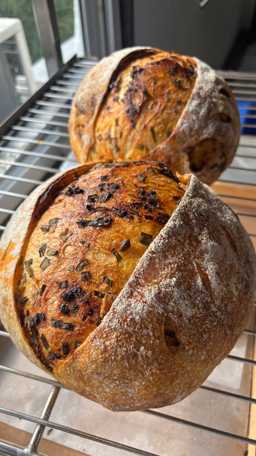 Chili Oil Scaliion Sourdough